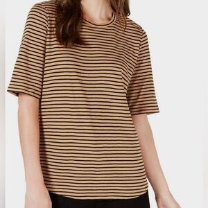 Eileen Fisher Organic Cotton Short Sleeve Tee Shirt Sz. XS Sz. Small
